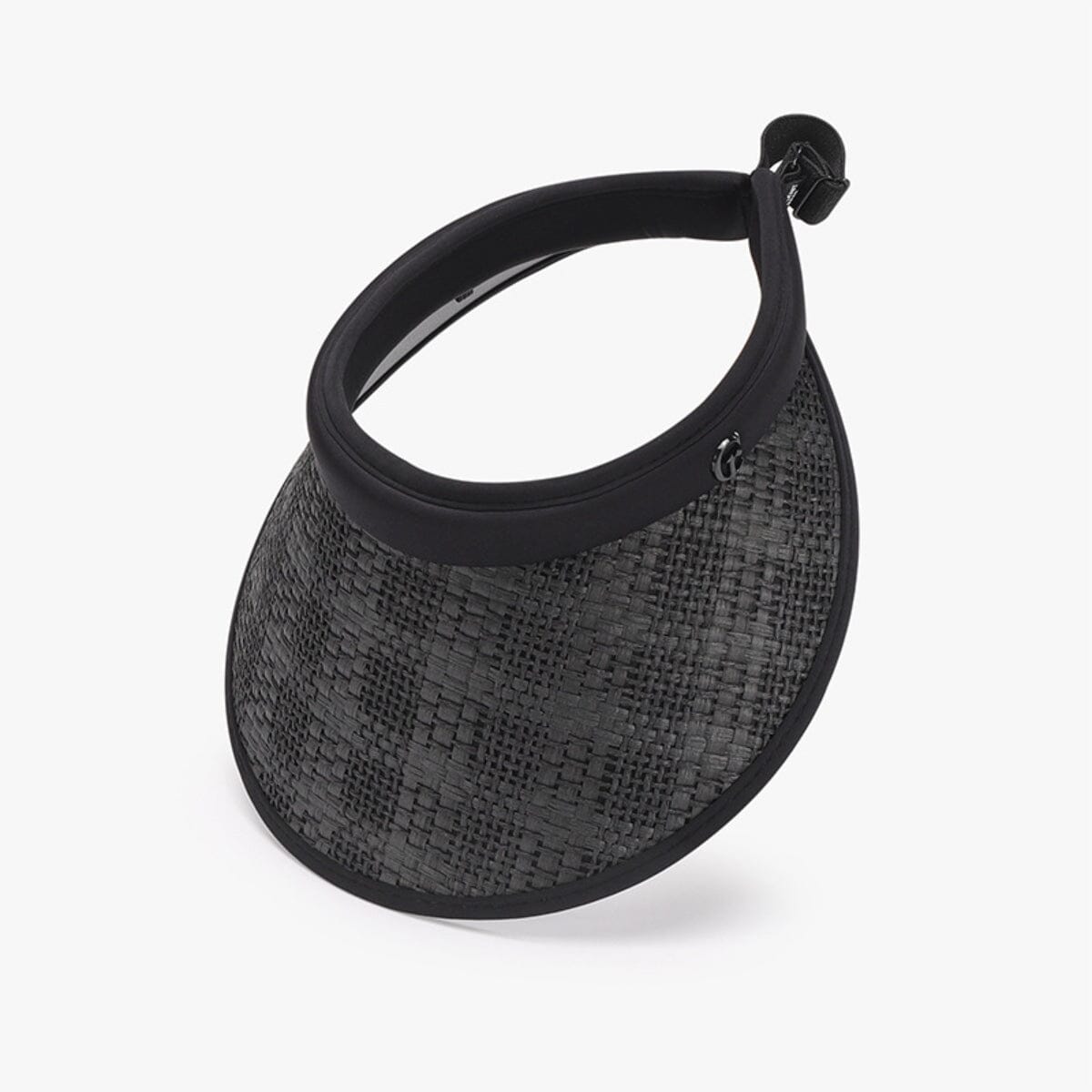 Solid Adjustable Weave Visor - Sydney So Sweet