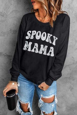 SPOOKY MAMA Graphic Sweatshirt - Sydney So Sweet