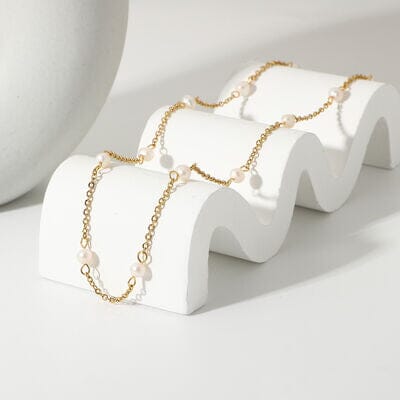 Freshwater Pearl 18K Gold-Plated Necklace - Sydney So Sweet