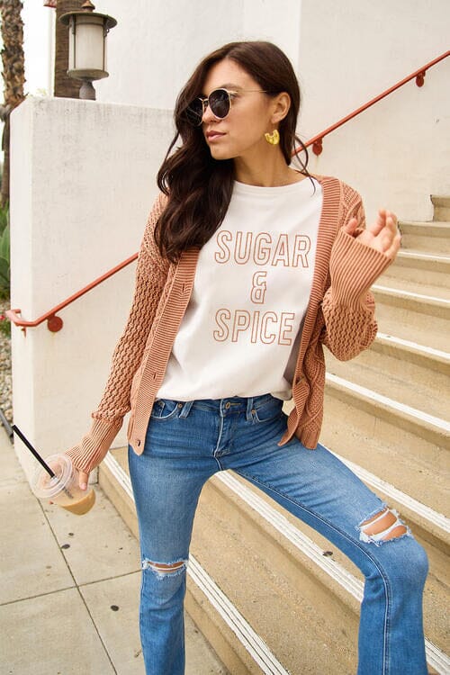 Sugar & Spice Graphic Short Sleeve T-Shirt - Sydney So Sweet