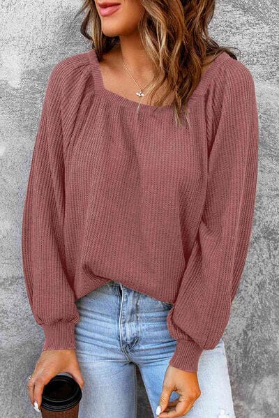 Square Neck Raglan Sleeve T-Shirt - Sydney So Sweet