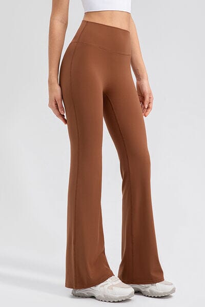 High Waist Straight Active Pants - Sydney So Sweet