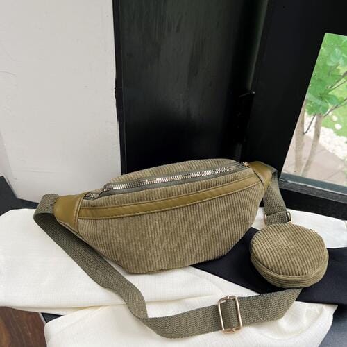 Small Corduroy Sling Bag - Sydney So Sweet