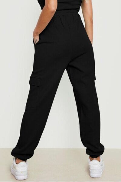 Drawstring Joggers with Pockets - Sydney So Sweet