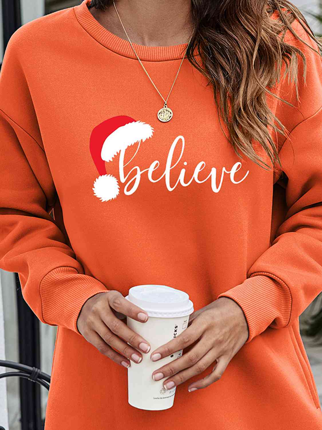 BELIEVE Graphic Tunic Sweatshirt - Sydney So Sweet