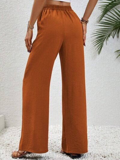 Wide Leg Drawstring Pants - Sydney So Sweet