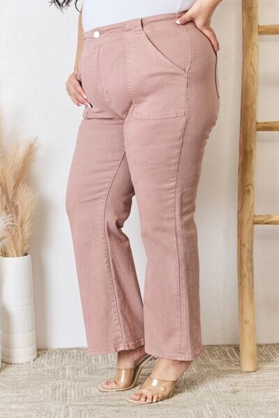 RISEN Full Size High Rise Ankle Flare Jeans - Sydney So Sweet