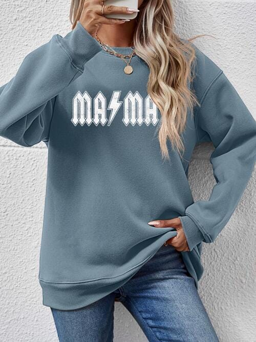 Mama Lightning Dropped Shoulder Sweatshirt - Sydney So Sweet