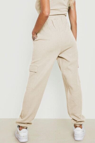 Drawstring Joggers with Pockets - Sydney So Sweet