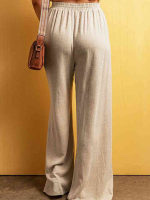 Drawstring Wide Leg Pants - Sydney So Sweet