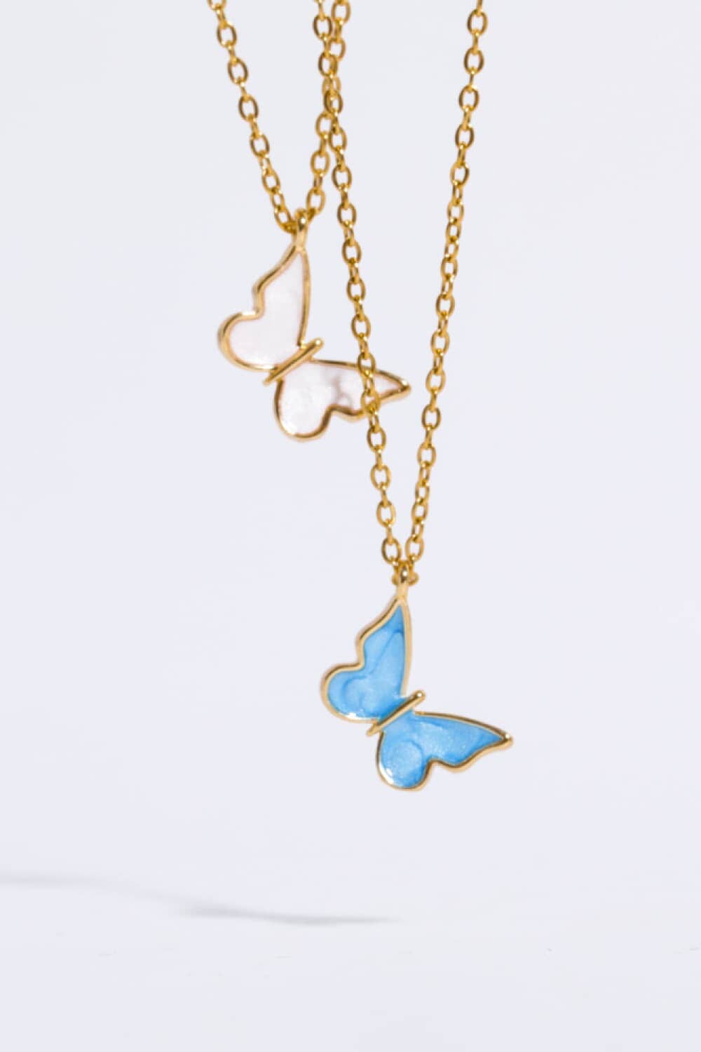 Butterfly Pendant Copper 14K Gold-Plated Necklace - Sydney So Sweet