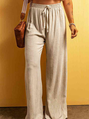 Drawstring Wide Leg Pants - Sydney So Sweet