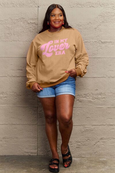 IN MY LOVER ERA Round Neck Sweatshirt - Sydney So Sweet