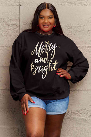 MERRY AND BRIGHT Graphic Sweatshirt - Sydney So Sweet