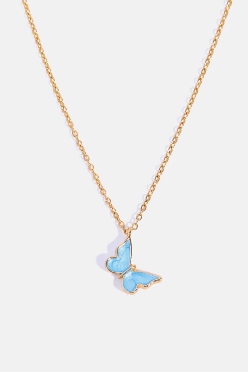 Butterfly Pendant Copper 14K Gold-Plated Necklace - Sydney So Sweet