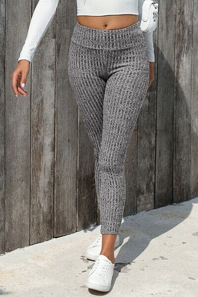 Ribbed High Waist Leggings - Sydney So Sweet