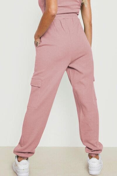 Drawstring Joggers with Pockets - Sydney So Sweet