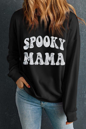 SPOOKY MAMA Graphic Sweatshirt - Sydney So Sweet