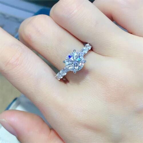 2 Carat Moissanite 925 Sterling Silver Ring - Sydney So Sweet