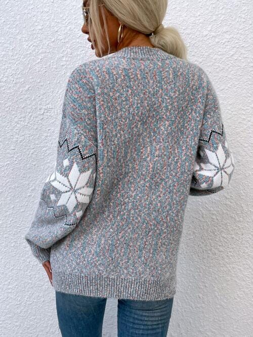 Heathered Pocketed Button Up Cardigan - Sydney So Sweet