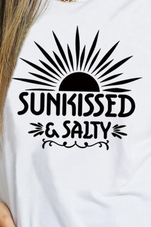 SUNKISSED & SALTY Graphic Cotton T-Shirt - Sydney So Sweet