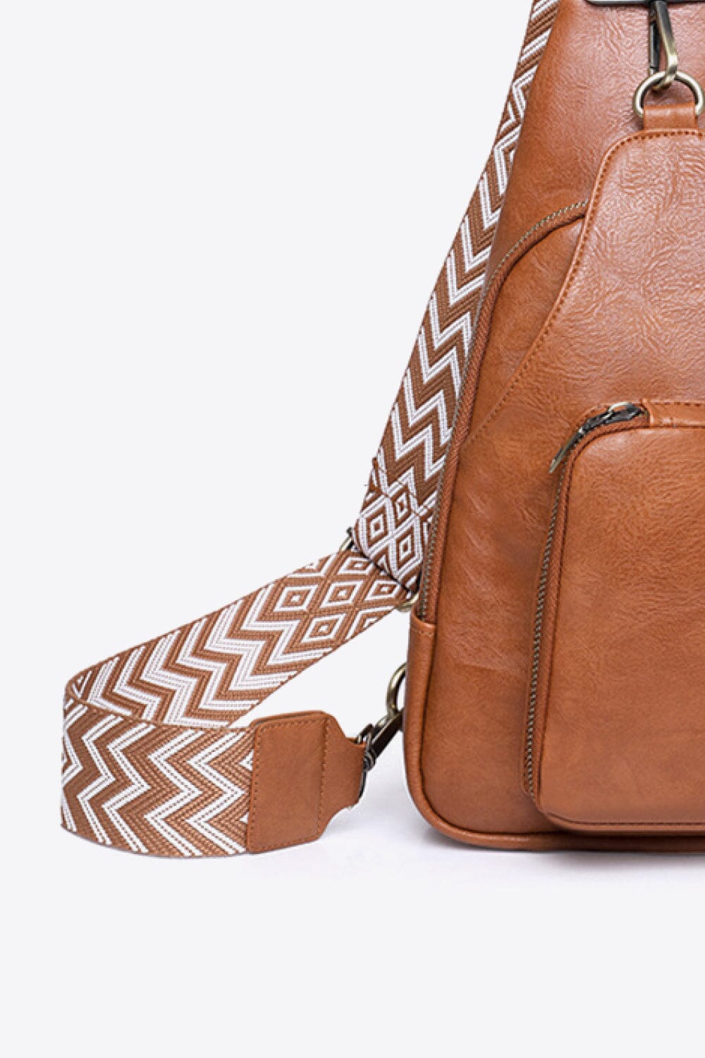 Take A Trip PU Leather Sling Bag - Sydney So Sweet