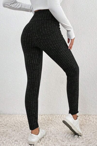 Ribbed High Waist Leggings - Sydney So Sweet