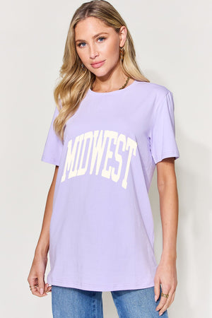 MIDWEST Graphic Round Neck T-Shirt - Sydney So Sweet