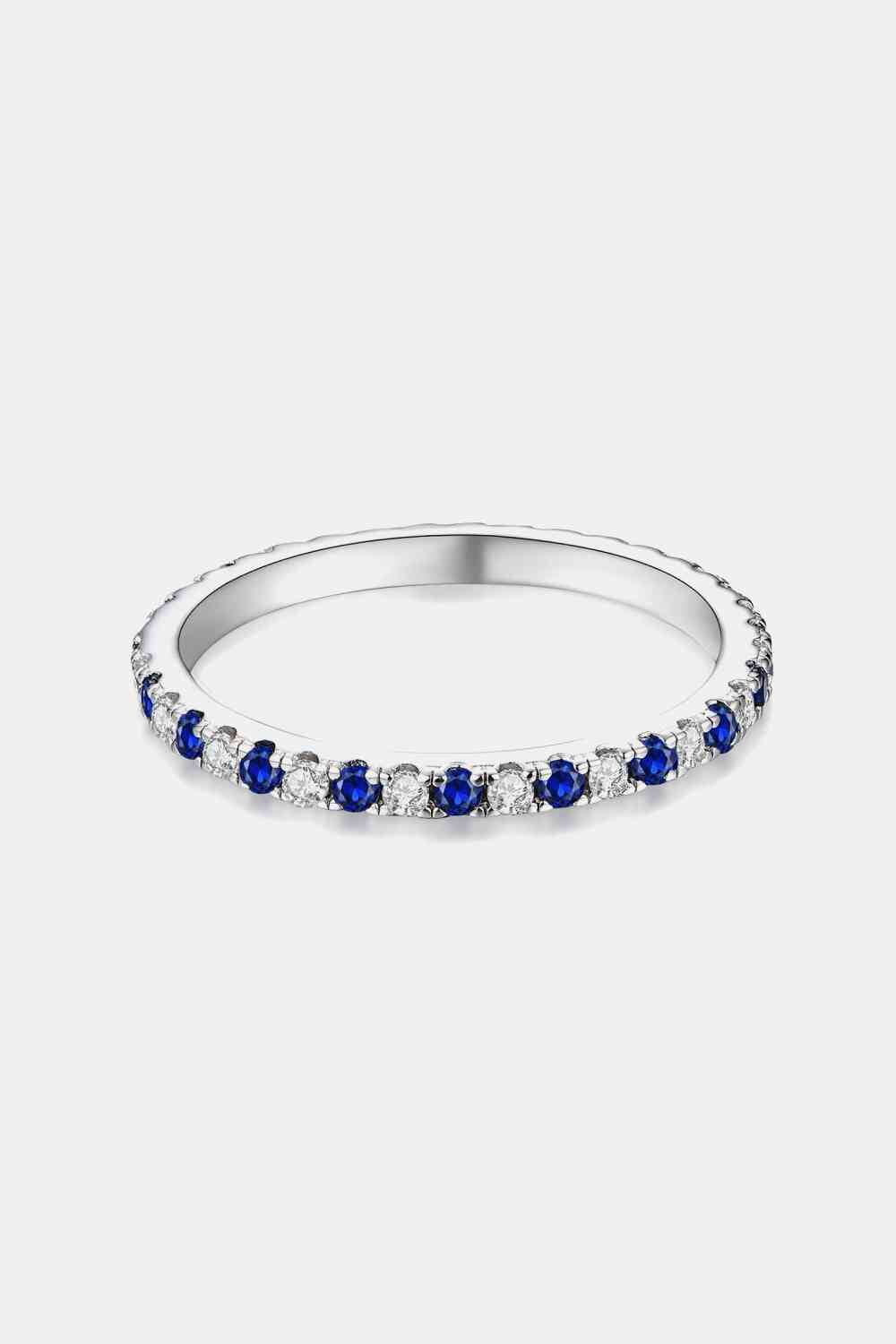 Moissanite Lab-Grown Sapphire Ring - Sydney So Sweet