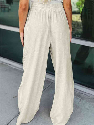 Drawstring Wide Leg Pants - Sydney So Sweet