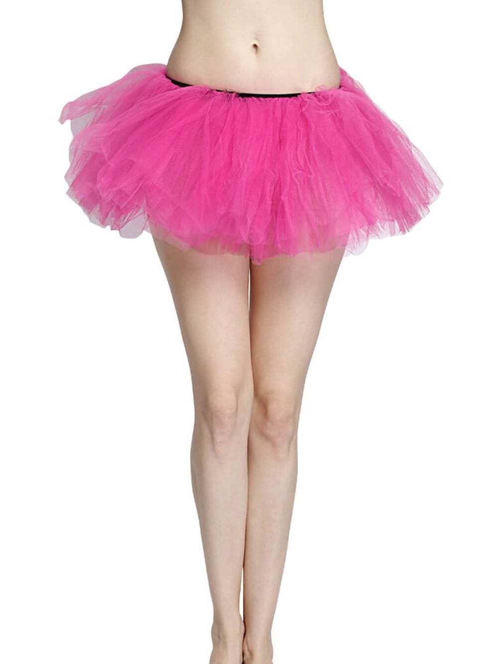 Hot Pink - 5 Layer Tutu Skirt for Running, Dress-Up, Costumes - Sydney So Sweet
