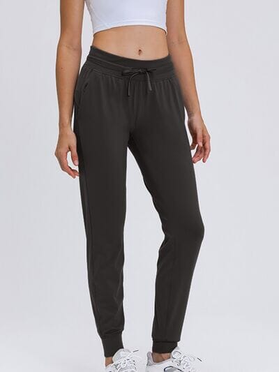 Double Take Tied Joggers with Pockets - Sydney So Sweet