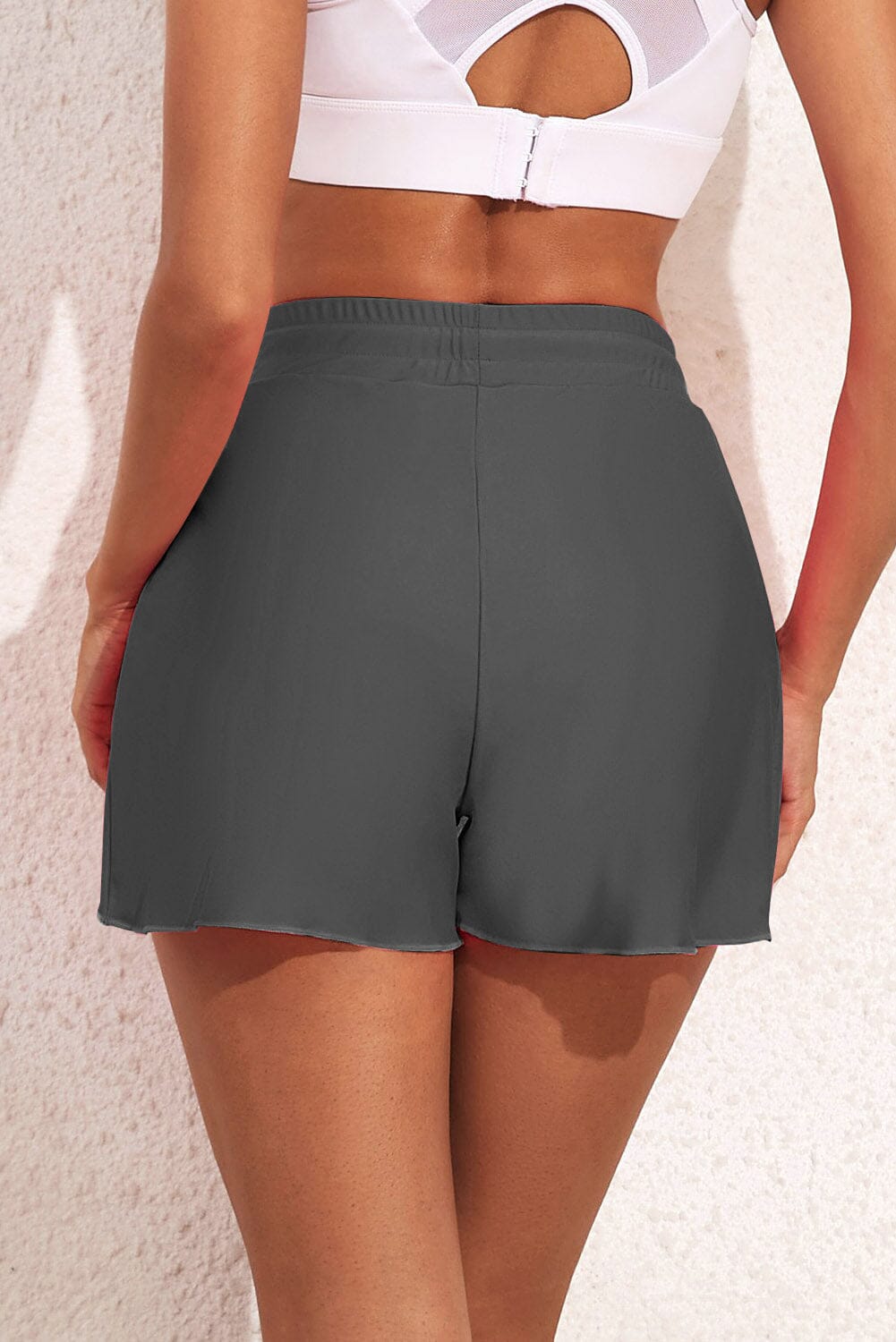 Drawstring Waist Swim Shorts - Sydney So Sweet