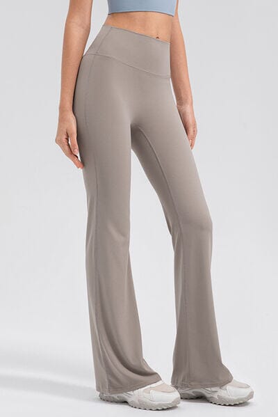 High Waist Straight Active Pants - Sydney So Sweet