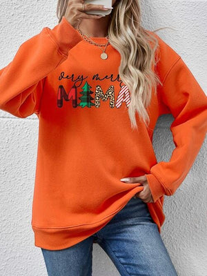 Very Merry Mama Long Sleeve Graphic Sweatshirt - Sydney So Sweet