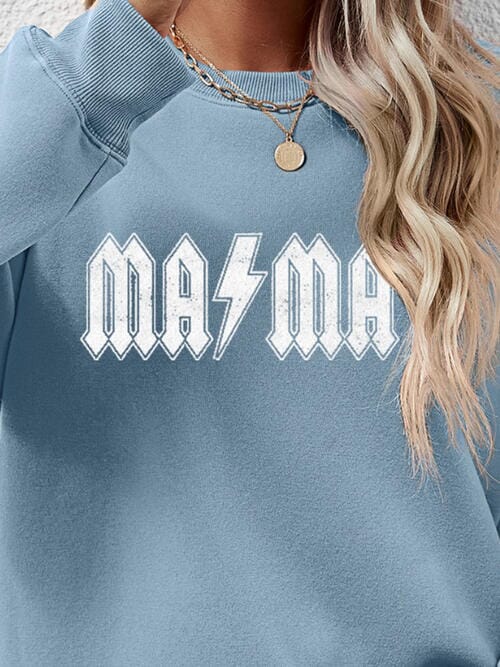 Mama Lightning Dropped Shoulder Sweatshirt - Sydney So Sweet