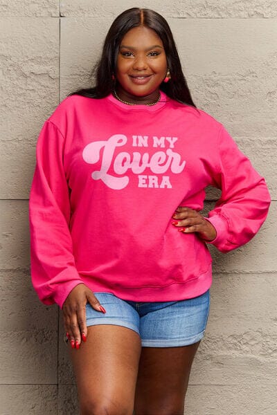 IN MY LOVER ERA Round Neck Sweatshirt - Sydney So Sweet