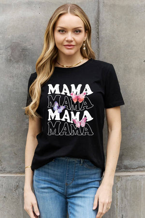 MAMA Butterfly Graphic Cotton T-Shirt - Sydney So Sweet