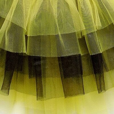 Yellow and Black 6 Layer Tutu Skirt Costume for Girls, Women, Plus - Sydney So Sweet