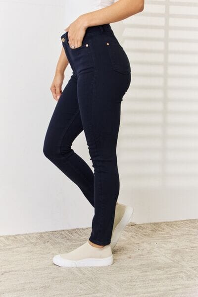 Judy Blue Full Size Garment Dyed Tummy Control Skinny Jeans - Sydney So Sweet