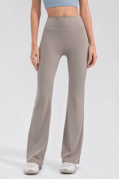 High Waist Straight Active Pants - Sydney So Sweet