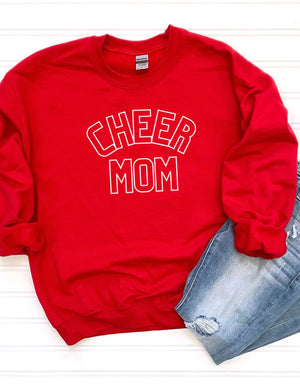 Cheer Mom Unisex Heavy Blend™ Crewneck Sweatshirt - Many Colors - Sydney So Sweet