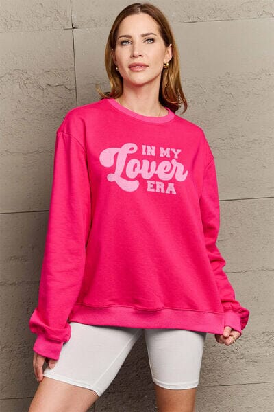 IN MY LOVER ERA Round Neck Sweatshirt - Sydney So Sweet