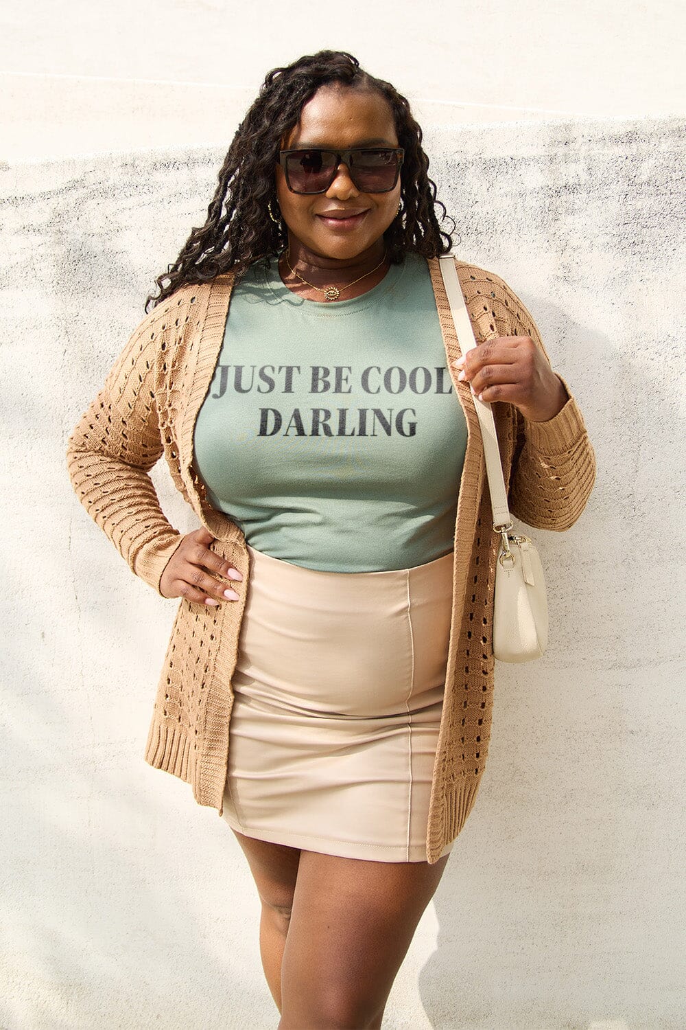 JUST BE COOL DARLING Short Sleeve T-Shirt - Sydney So Sweet