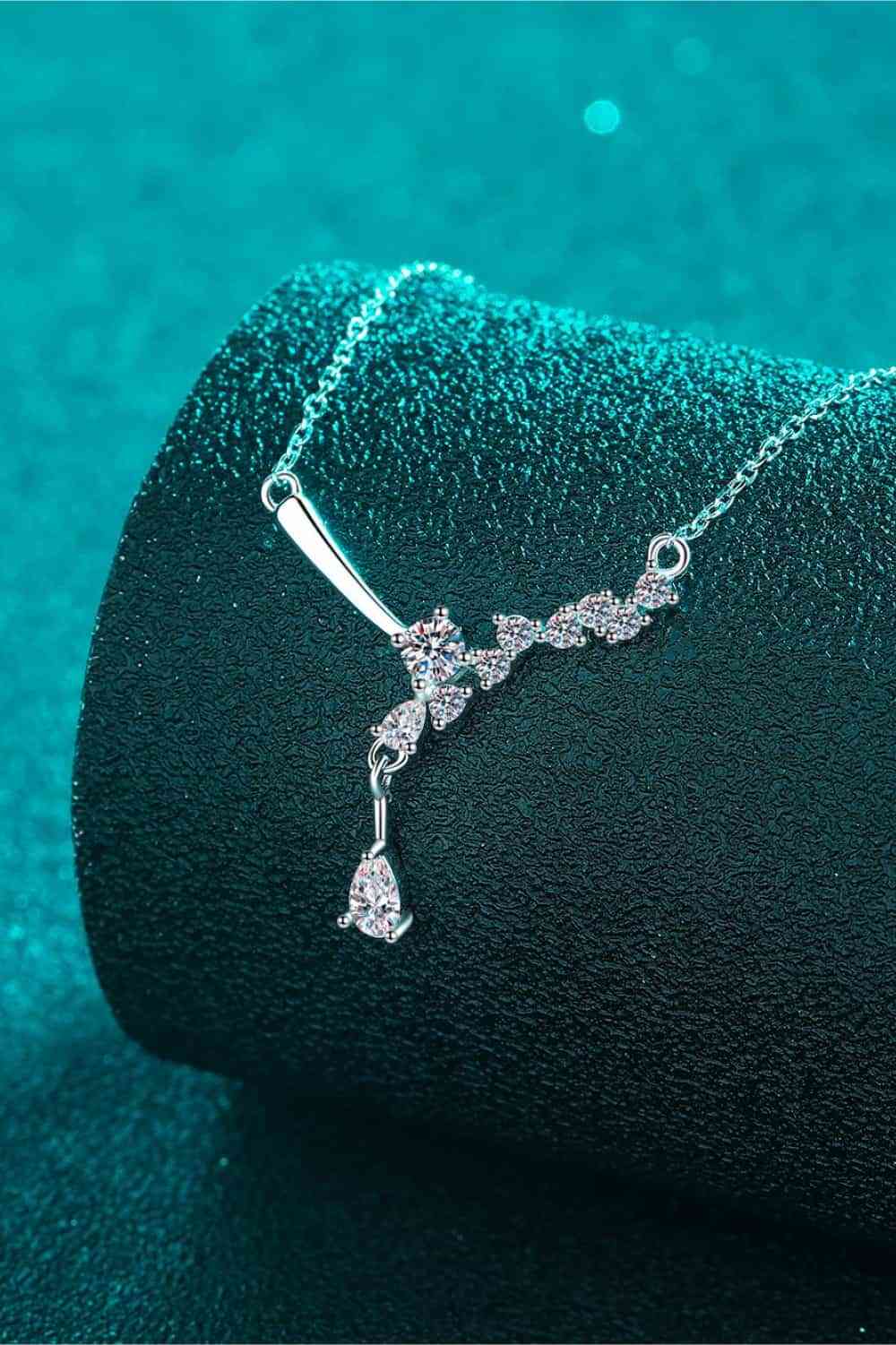 1 Carat Moissanite 925 Sterling Silver Necklace - Sydney So Sweet