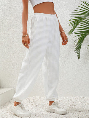 Textured Pull-On Joggers - Sydney So Sweet