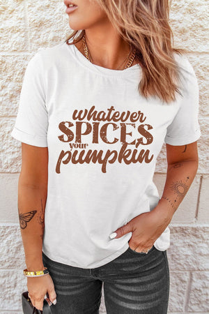 WHATEVER SPICES YOUR PUMPKIN Graphic Tee - Sydney So Sweet