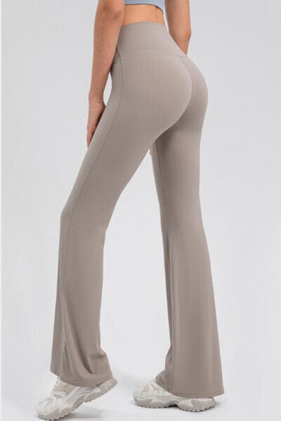 High Waist Straight Active Pants - Sydney So Sweet