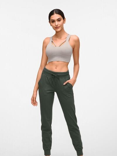 Double Take Tied Joggers with Pockets - Sydney So Sweet