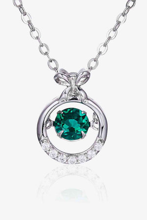 Lab-Grown Emerald Pendant Necklace - Sydney So Sweet